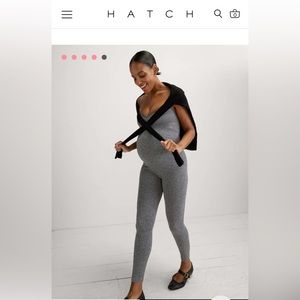 HATCH maternity body rib unitard